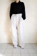 画像16: Blanc YM       Recycling Cotton Denim  Wide Trousers ・white