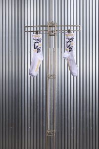 FlexibleVisual SPCE™       Basic Socks W1(FVS)・white