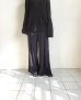 画像15: ANTHEM A        SILKY VISCOSE 2TUCK FLARE EASY PANTS・BLACK