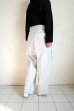 画像15: Blanc YM       Recycling Cotton Denim  Wide Trousers ・white