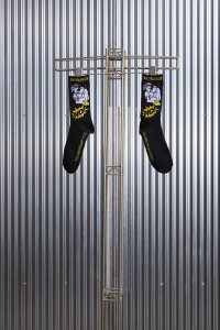 FlexibleVisual SPCE™       Basic Socks B1 (NO!)・black