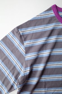 他の写真2: VOTE MAKE NEW CLOTHES       STRIPE T SHIRT・blue×gray