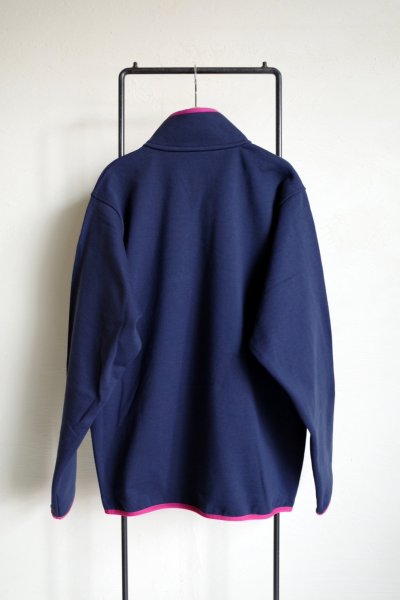 画像2: VOTE MAKE NEW CLOTHES       SNAP SWEAT SHIRT・navy