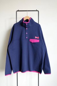 VOTE MAKE NEW CLOTHES       SNAP SWEAT SHIRT・navy