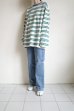 画像10: VOTE MAKE NEW CLOTHES       STRIPE T SHIRT・green×white