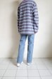 画像12: VOTE MAKE NEW CLOTHES       STRIPE T SHIRT・blue×gray