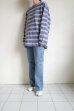 画像10: VOTE MAKE NEW CLOTHES       STRIPE T SHIRT・blue×gray