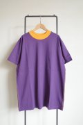 VOTE MAKE NEW CLOTHES       BI COLOR S/S T SHIRT・purple