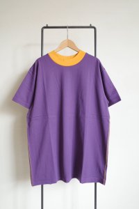 VOTE MAKE NEW CLOTHES       BI COLOR S/S T SHIRT・purple