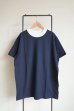 画像1: VOTE MAKE NEW CLOTHES       BI COLOR S/S T SHIRT・navy (1)