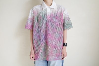 画像6: DOUGALL       Layered Mesh Polo shirts・Light Multi
