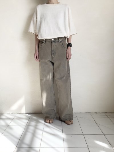 画像10: FOLL       tonal overdye wardrobe jeans・smoke taupe