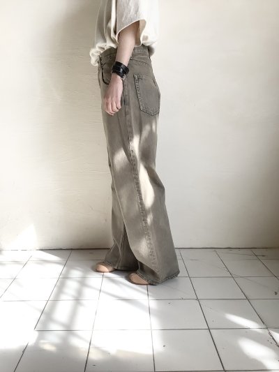 画像8: FOLL       tonal overdye wardrobe jeans・smoke taupe