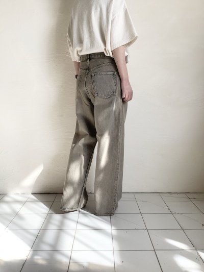 画像13: FOLL       tonal overdye wardrobe jeans・smoke taupe