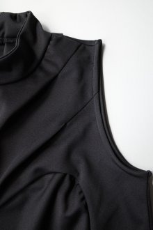 他の写真1: HOUGA       wave sleeveless tops・BLACK