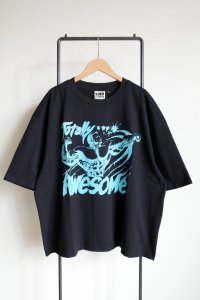 Y,IWO       "Totally Awesome"crop・teal×black