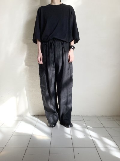 画像9: FOLL       cotton wool wardrobe tee・black