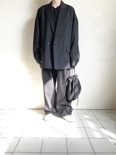 画像12: Dulcamara　　　　　　よそいきルーズWジャケット・ブラック