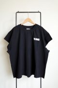Y,IWO       "Totally Awesome"cap sleeve・teal×black