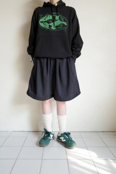 画像13: UNTRACE        KNEE SHORTS・BLACK