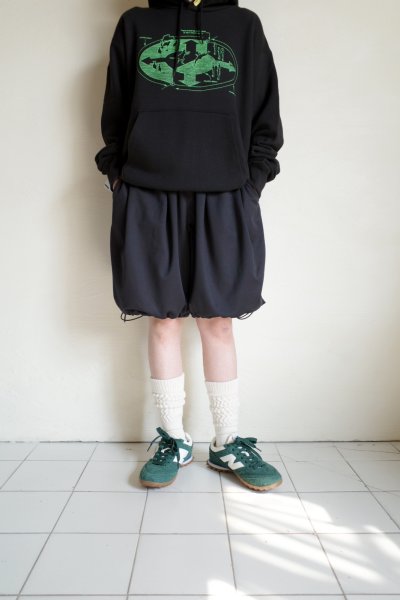 画像17: UNTRACE        KNEE SHORTS・BLACK