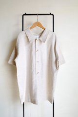 SUÉSADA       Polo Shirt・cottonlinen white