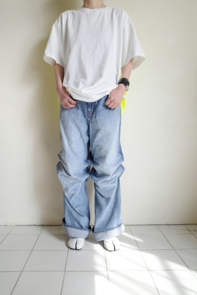 画像17: UNTRACE        TEE S/S "6"・WHITE/YELLOW