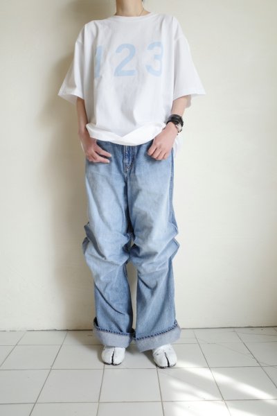 画像18: UNTRACE        TEE S/S "2"・WHITE