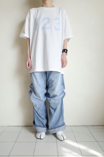 画像14: UNTRACE        TEE S/S "2"・WHITE