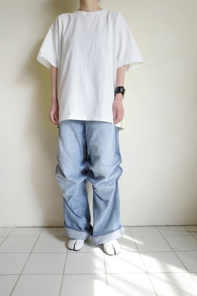 画像13: UNTRACE        TEE S/S "6"・WHITE/YELLOW
