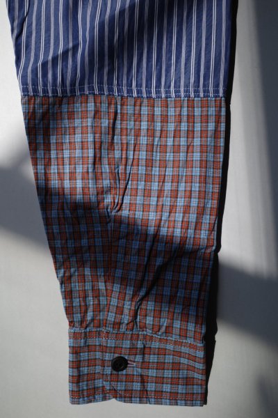 画像8: PEEL&LIFT        multi sleeve shirt ・blue multi