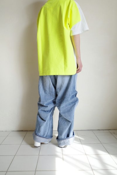 画像16: UNTRACE        TEE S/S "6"・WHITE/YELLOW