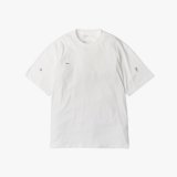 UNTRACE        TEE S/S "4"・WHITE