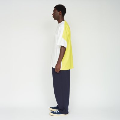 画像4: UNTRACE        TEE S/S "6"・WHITE/YELLOW