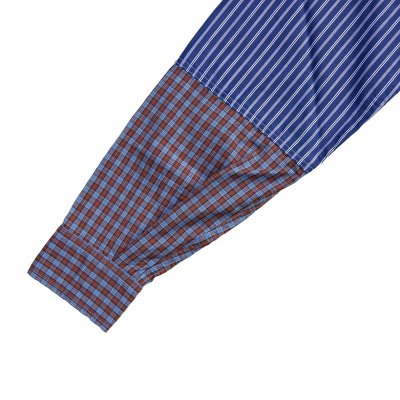 画像4: PEEL&LIFT        multi sleeve shirt ・blue multi