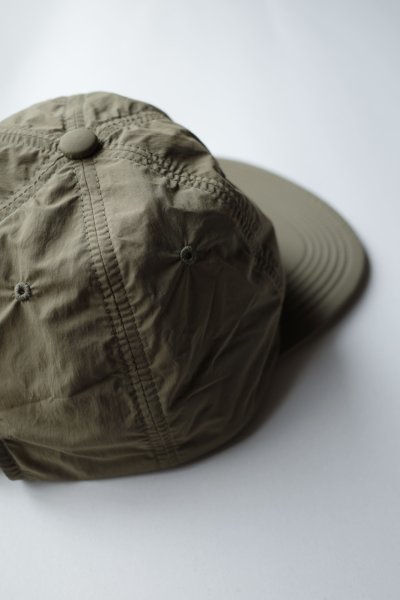 画像7:  GARBAGE      SOFT BRIM 6 PANEL CAP (BIG PEACE)・DK.OLIVE×WHITE EMB
