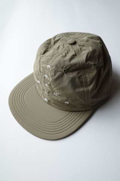 画像4:  GARBAGE      SOFT BRIM 6 PANEL CAP (BIG PEACE)・DK.OLIVE×WHITE EMB