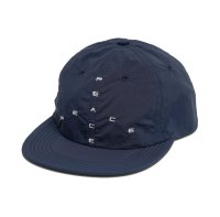  GARBAGE      SOFT BRIM 6 PANEL CAP (BIG PEACE)・NAVY×WHITE EMB