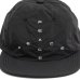 画像2:  GARBAGE      SOFT BRIM 6 PANEL CAP (BIG PEACE)・BLACK×WHITE EMB (2)