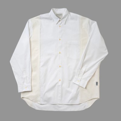 画像1: TENHALF       DOKING SHIRT・WHITE