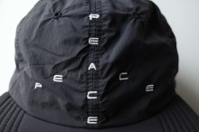 他の写真2:  GARBAGE      SOFT BRIM 6 PANEL CAP (BIG PEACE)・BLACK×WHITE EMB