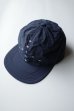 画像4:  GARBAGE      SOFT BRIM 6 PANEL CAP (BIG PEACE)・NAVY×WHITE EMB