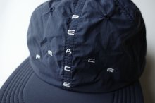 他の写真2:  GARBAGE      SOFT BRIM 6 PANEL CAP (BIG PEACE)・NAVY×WHITE EMB