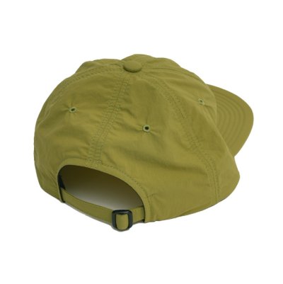 画像2:  GARBAGE      SOFT BRIM 6 PANEL CAP (BIG PEACE)・LT.OLIVE×WHITE EMB