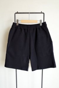 renewces       "combi shorts of different materials"・black×corduroy