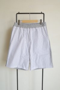 renewces       "combi shorts of different materials"・wht.blue×grey