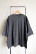 画像1: renewces       "front switching embroidery T-sh"・shadow×monotone MATTERS (1)