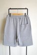 画像2: renewces       "combi shorts of different materials"・wht.blue×grey (2)