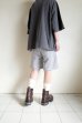画像12: renewces       "combi shorts of different materials"・wht.blue×grey