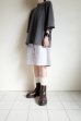 画像10: renewces       "combi shorts of different materials"・wht.blue×grey